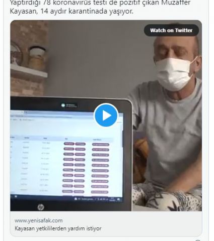 Кошмар! Човек е под COVID карантина повече от година Кошмар! Човек е под COVID карантина повече от година