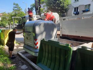 Започна разполагането на новите съдове за смет в Перник